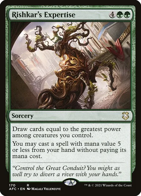 Rishkar's Expertise · Forgotten Realms Commander 170/331