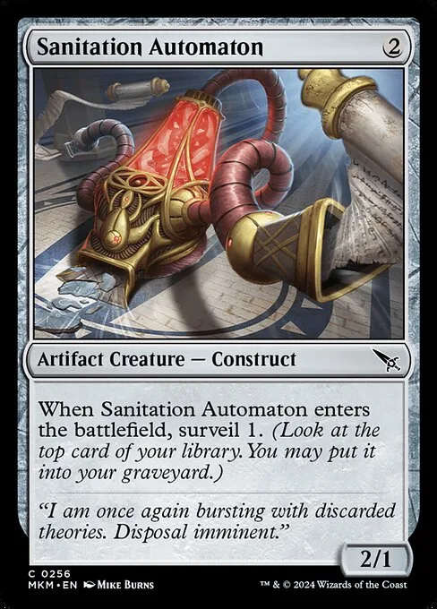 Sanitation Automaton · Murders at Karlov Manor 256/451
