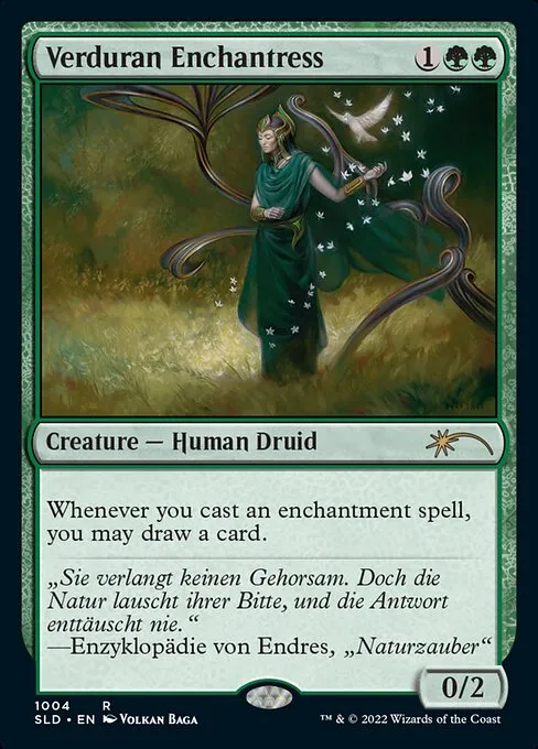 Verduran Enchantress · Secret Lair Drop 1004/2547