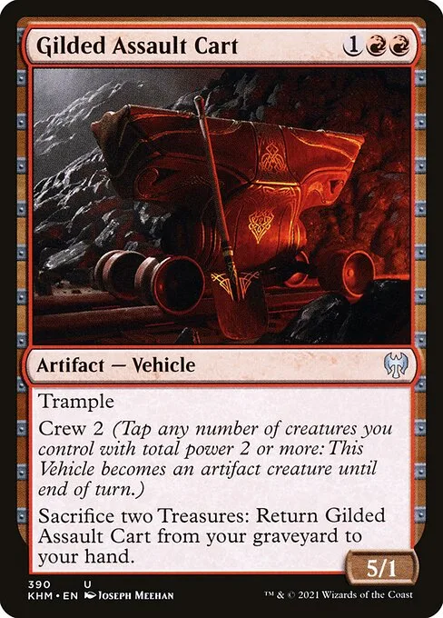 Gilded Assault Cart · Kaldheim 390/425