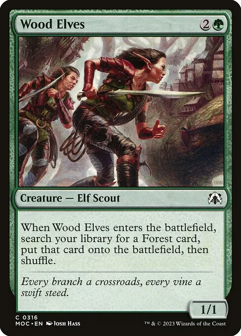 Wood Elves · March of the Machine Commander 316/450