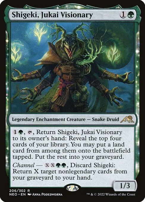 Shigeki, Jukai Visionary · Kamigawa: Neon Dynasty 206/531