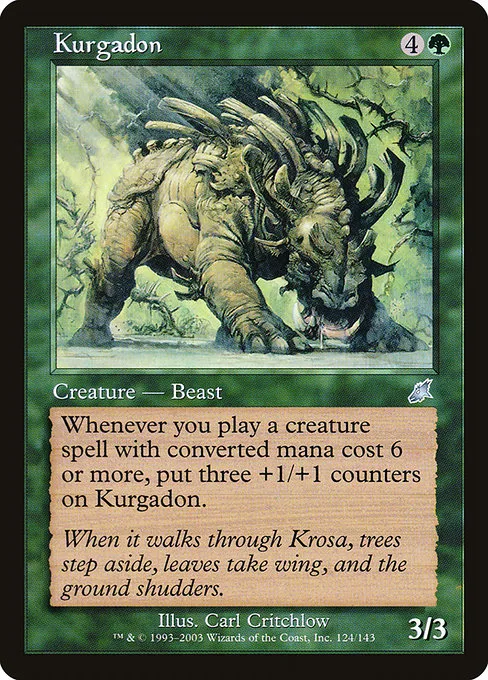 Kurgadon · Scourge 124/143