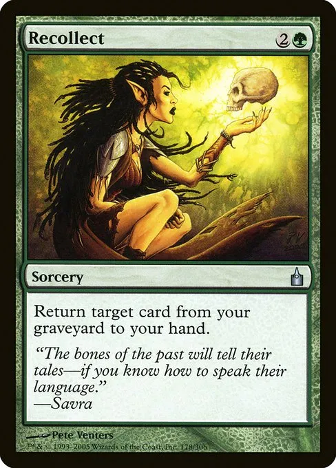Recollect · Ravnica: City of Guilds 178/306