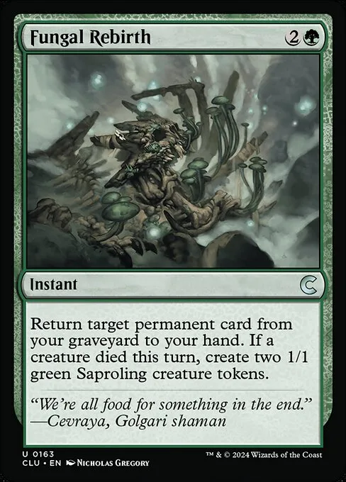 Fungal Rebirth · Ravnica: Clue Edition 163/284