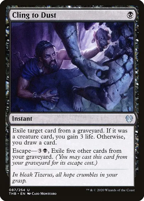 Cling to Dust · Theros Beyond Death 87/358