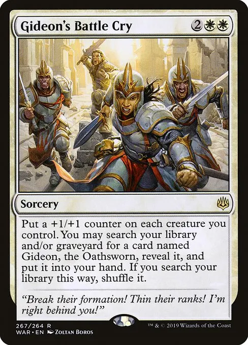 Gideon's Battle Cry · War of the Spark 267/312