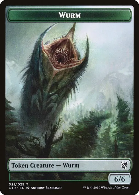 Wurm · Commander 2019 Tokens 21/29