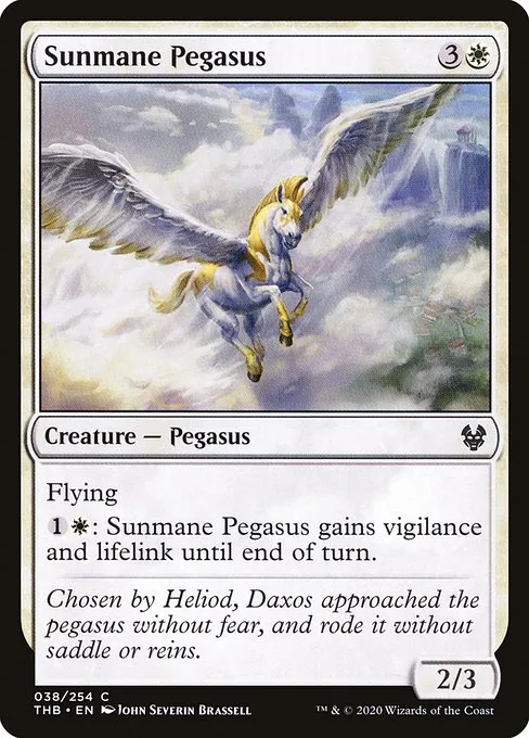 Sunmane Pegasus · Theros Beyond Death 38/358