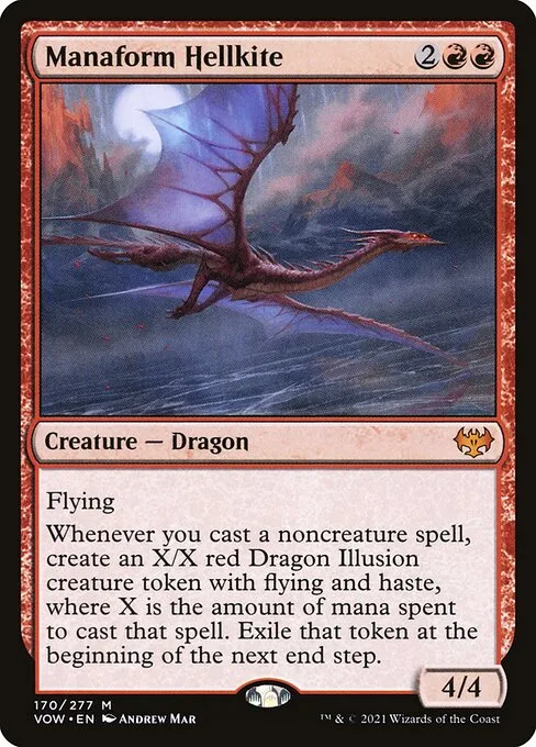 Manaform Hellkite · Innistrad: Crimson Vow 170/423