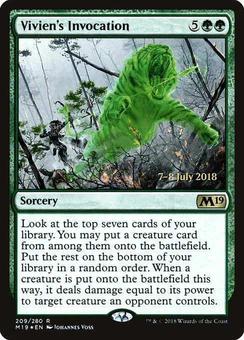Vivien's Invocation · Core Set 2019 Promos 209s/95