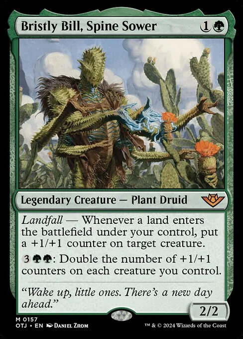 Bristly Bill, Spine Sower · Outlaws of Thunder Junction 157/374