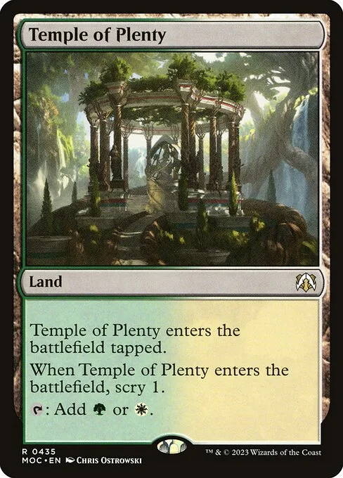 Temple of Plenty · March of the Machine Commander 435/450