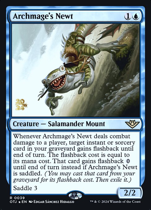 Archmage's Newt · Outlaws of Thunder Junction Promos 39s/160