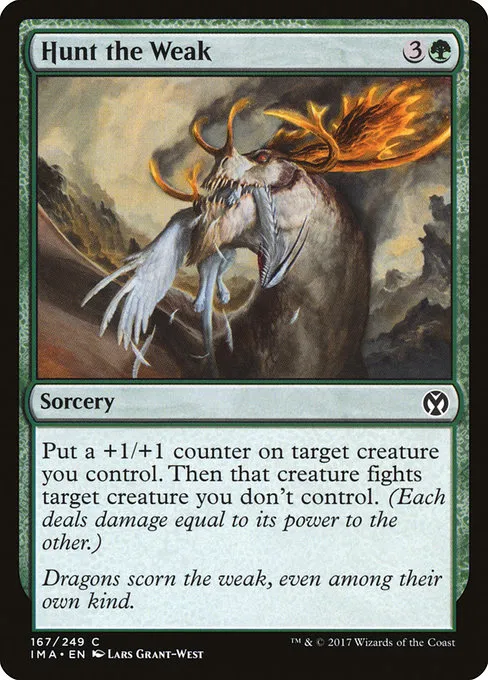 Hunt the Weak · Iconic Masters 167/249
