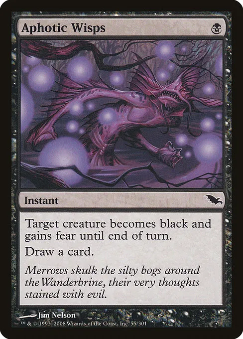 Aphotic Wisps · Shadowmoor 55/302