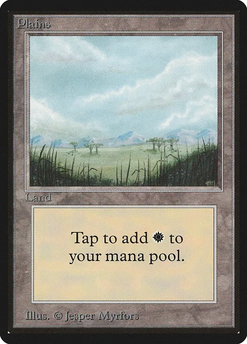 Plains · Limited Edition Beta 289/302
