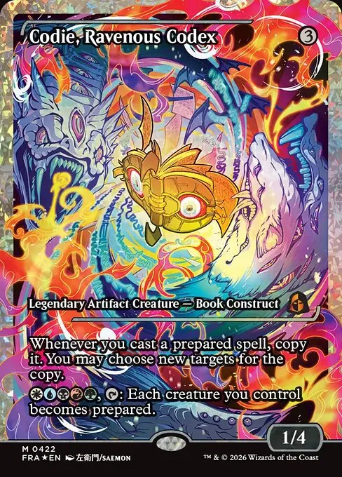 Codie, Ravenous Codex · Reality Fracture 422/7