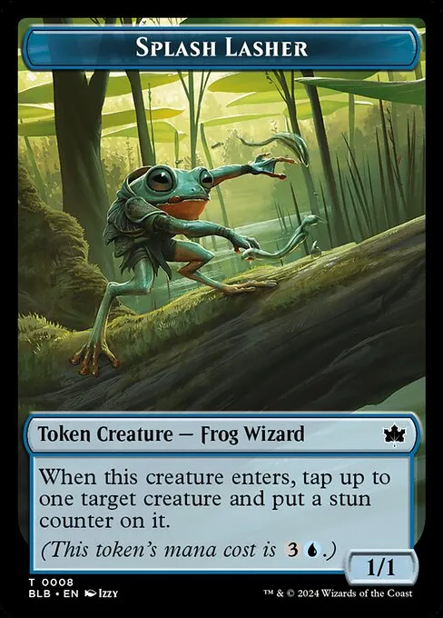 Splash Lasher · Bloomburrow Tokens 8/30