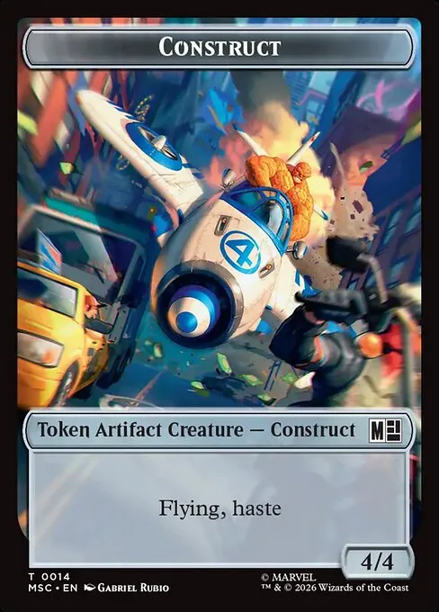 Construct · Marvel Super Heroes Commander Tokens 14/32