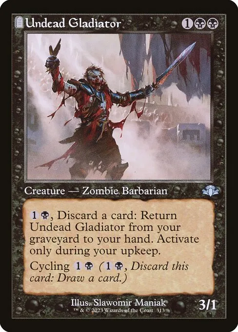 Undead Gladiator · Dominaria Remastered 313/457