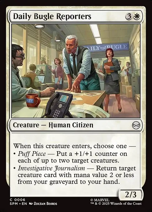 Daily Bugle Reporters · Marvel's Spider-Man 6/286
