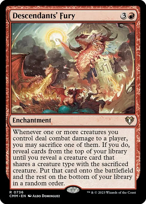 Descendants' Fury · Commander Masters 736/1067