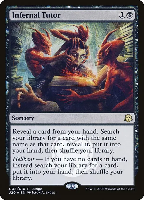 Infernal Tutor · Judge Gift Cards 2020 5/10