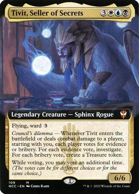 Tivit, Seller of Secrets · New Capenna Commander 109/447