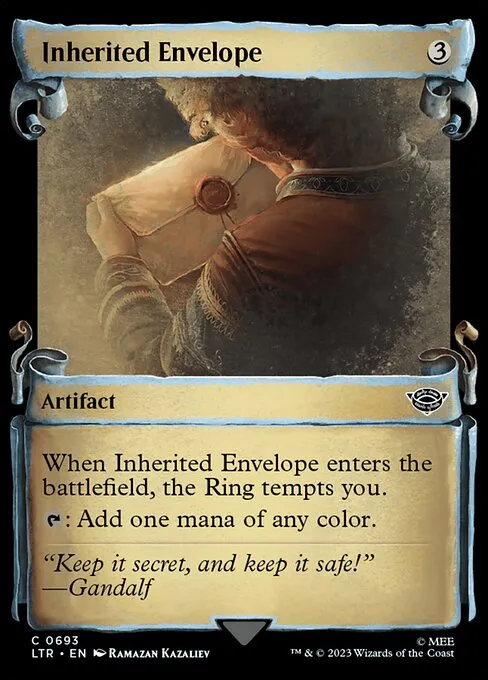 Inherited Envelope · The Lord of the Rings: Tales of Middle-earth 693/856