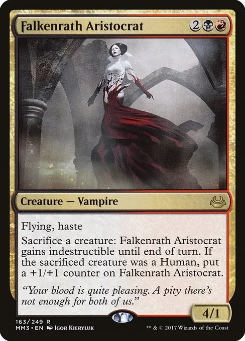 Falkenrath Aristocrat · Modern Masters 2017 163/249