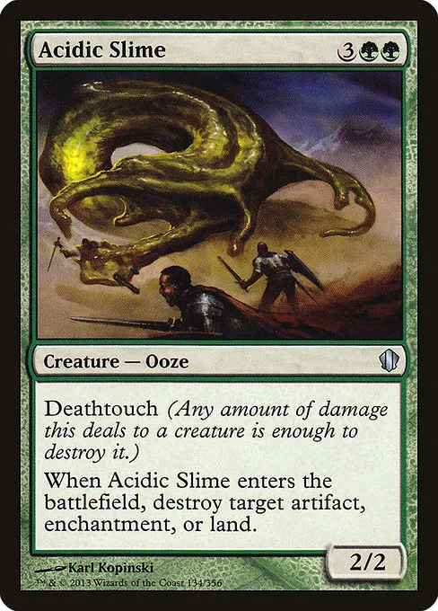 Acidic Slime · Commander 2013 134/356