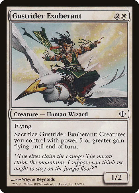 Gustrider Exuberant · Shards of Alara 13/250