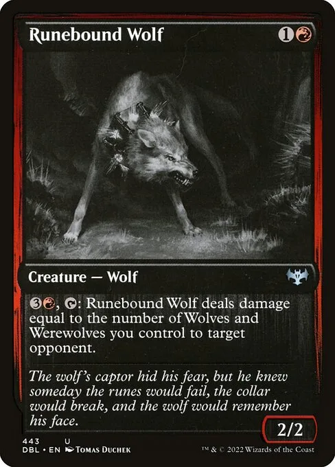 Runebound Wolf · Innistrad: Double Feature 443/535