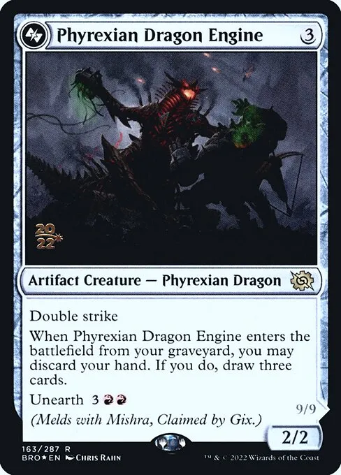 Phyrexian Dragon Engine · The Brothers' War Promos 163s/171