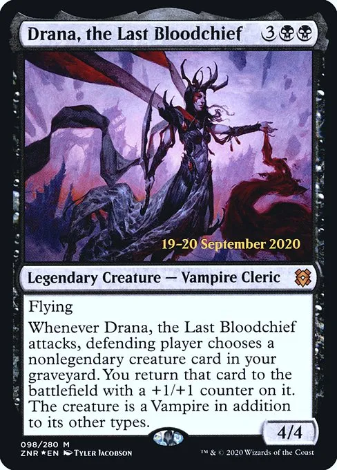 Drana, the Last Bloodchief · Zendikar Rising Promos 98s/153