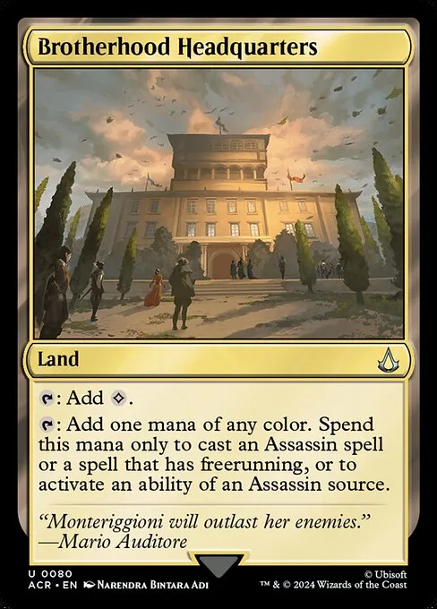 Brotherhood Headquarters · Assassin's Creed 80/309