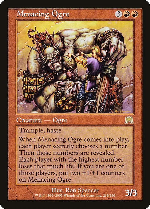 Menacing Ogre · Onslaught 219/351