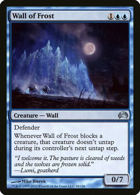 Wall of Frost · Planechase 2012 28/156