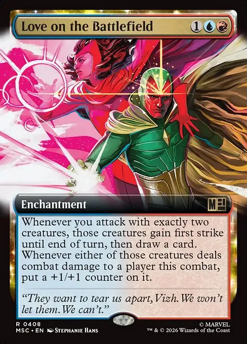 Love on the Battlefield · Marvel Super Heroes Commander 408/9