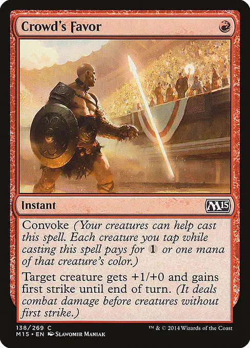 Crowd's Favor · Magic 2015 138/284