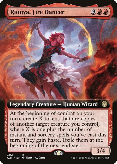 Rionya, Fire Dancer · Commander 2021 382/409