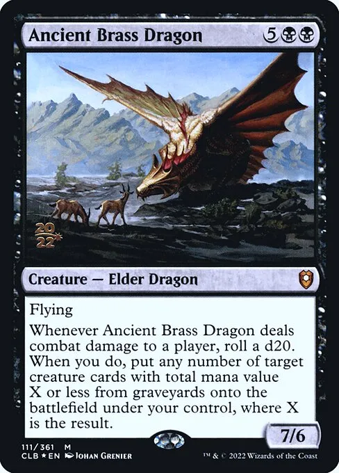 Ancient Brass Dragon · Battle for Baldur's Gate Promos 111s/104