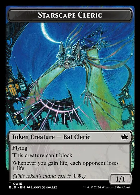 Starscape Cleric · Bloomburrow Tokens 15/30