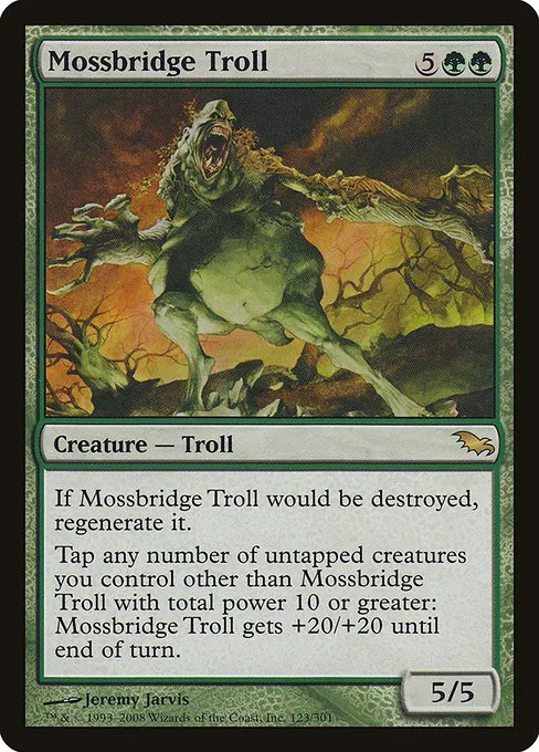 Mossbridge Troll · Shadowmoor 123/302