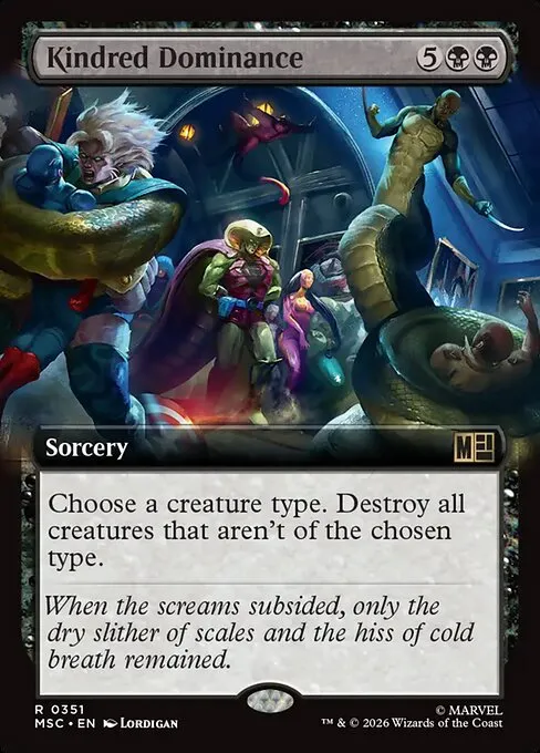 Kindred Dominance · Marvel Super Heroes Commander 351/9