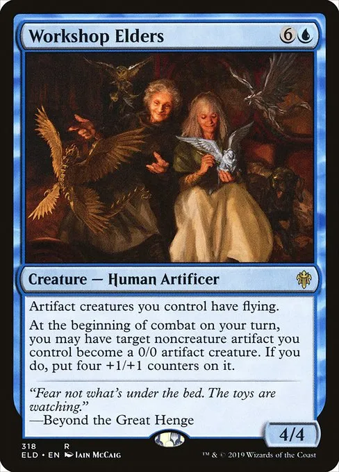Workshop Elders · Throne of Eldraine 318/398
