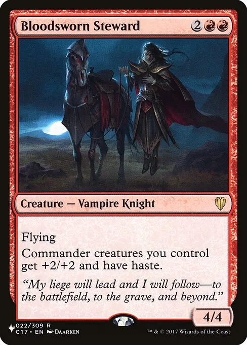 Bloodsworn Steward · The List C17-22/5050