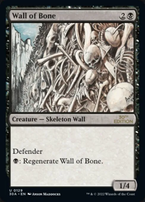 Wall of Bone · 30th Anniversary Edition 129/594