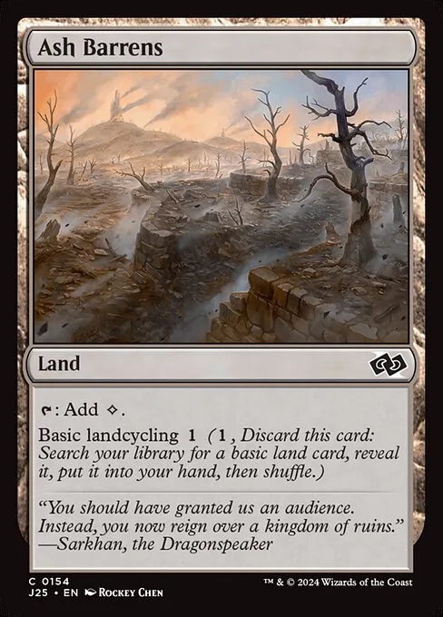 Ash Barrens · Foundations Jumpstart 154/779
